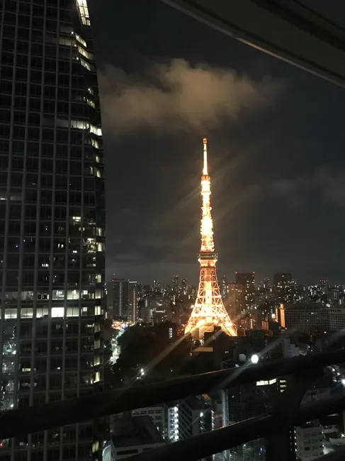 The city keeps glowing after dark.