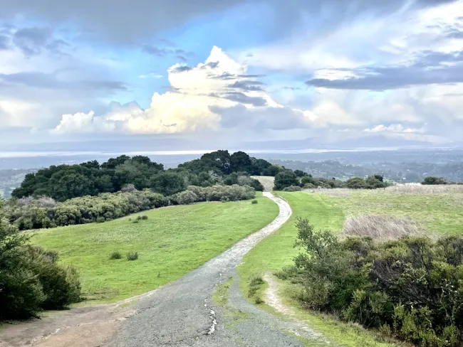The same trail, a different sky.
